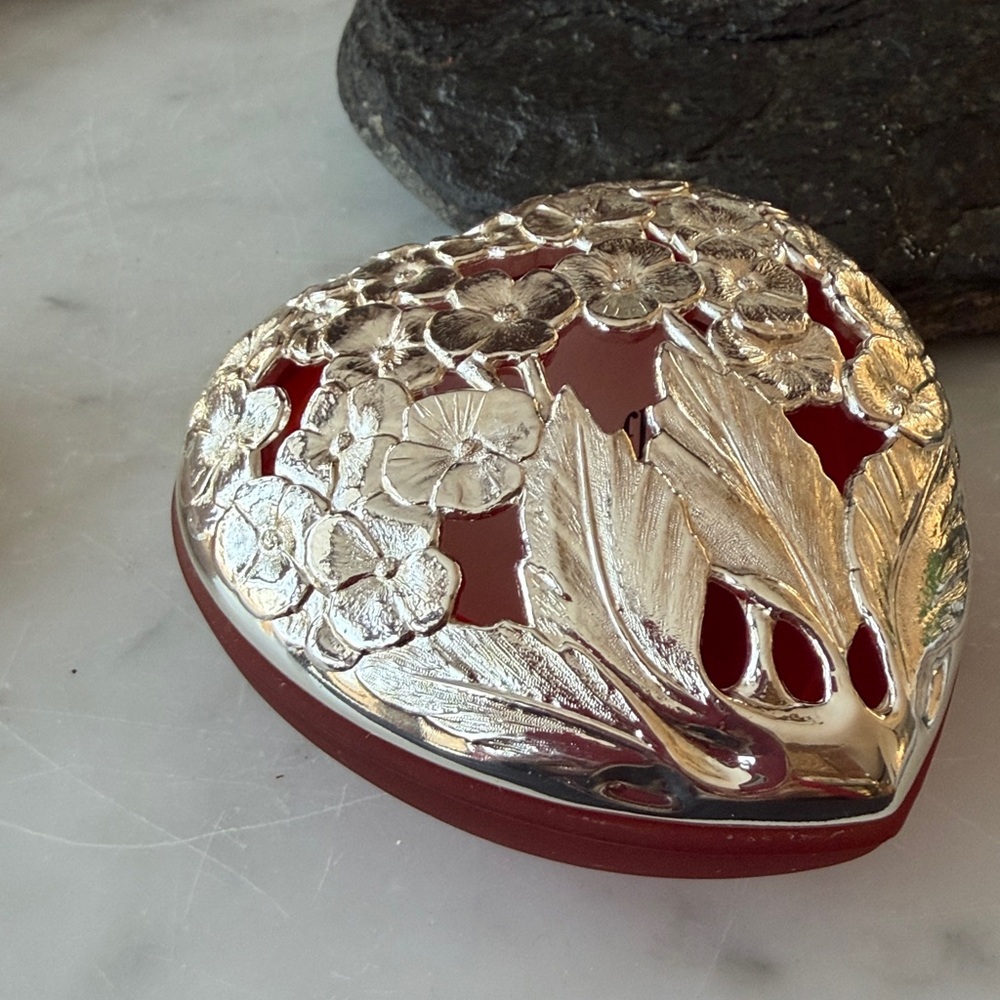 Vintage Christofle Heart Shaped Box Valentine’s Day - Picture 4 of 10
